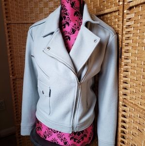Lucy Paris Moto Jacket Light Blue - Small